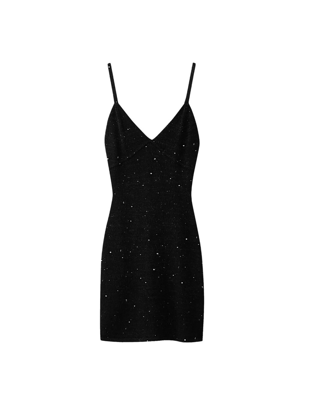 Asta Resort Delilah Mini Dress in Black Sequin